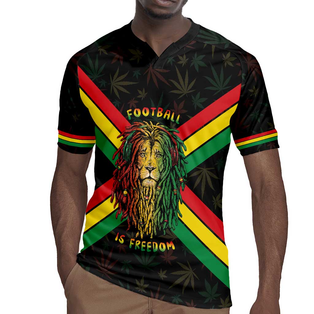 Legend Reggae Marley Football Rugby Jersey Rasta Lion