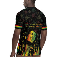 Legend Reggae Marley Football Rugby Jersey Rasta Lion