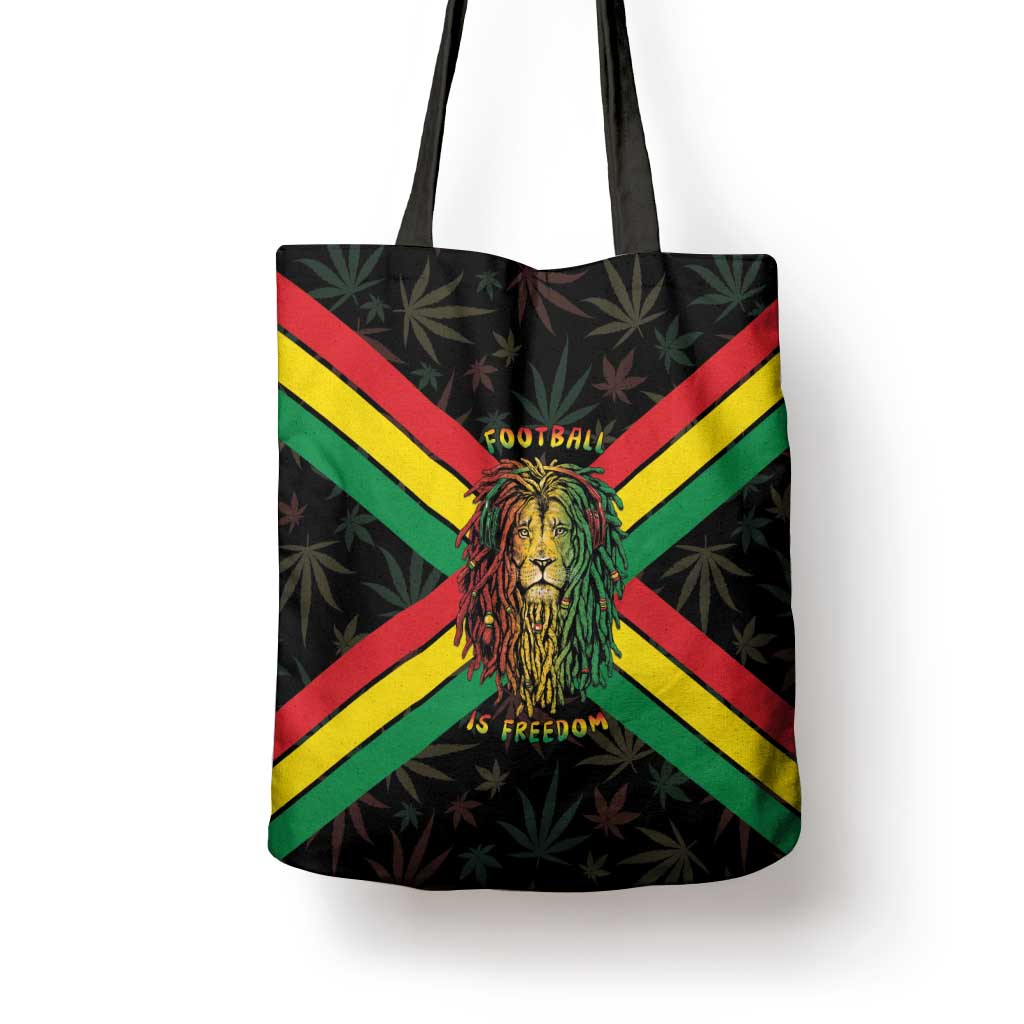 Legend Reggae Marley Football Tote Bag Rasta Lion