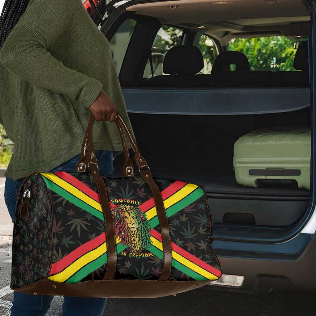 Legend Reggae Marley Football Travel Bag Rasta Lion