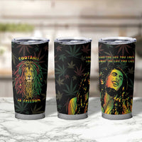 Legend Reggae Marley Football Tumbler Cup Rasta Lion
