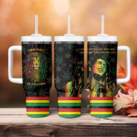 Legend Reggae Marley Football Tumbler With Handle Rasta Lion