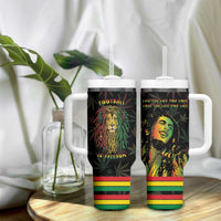 Legend Reggae Marley Football Tumbler With Handle Rasta Lion