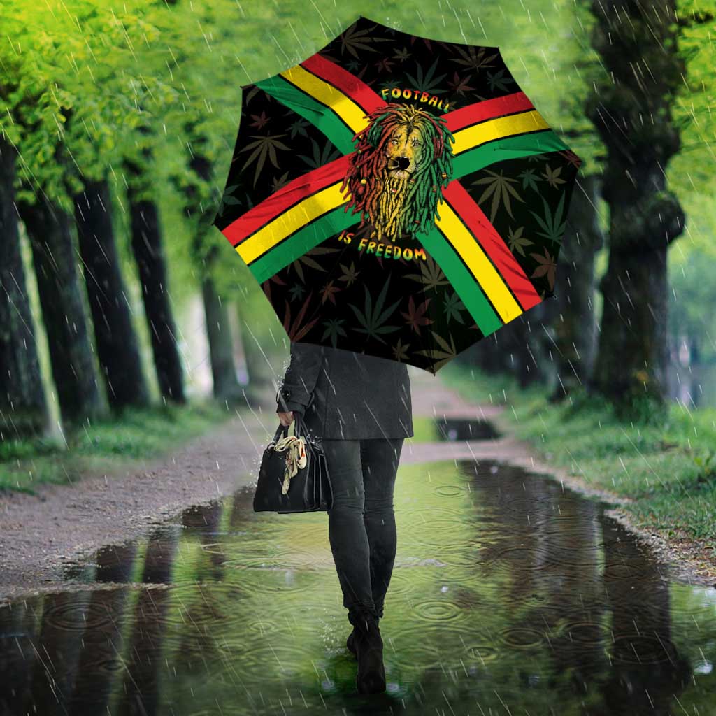 Legend Reggae Marley Football Umbrella Rasta Lion