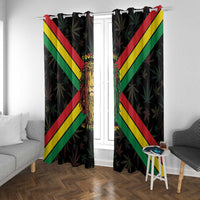 Legend Reggae Marley Football Window Curtain Rasta Lion