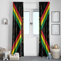 Legend Reggae Marley Football Window Curtain Rasta Lion