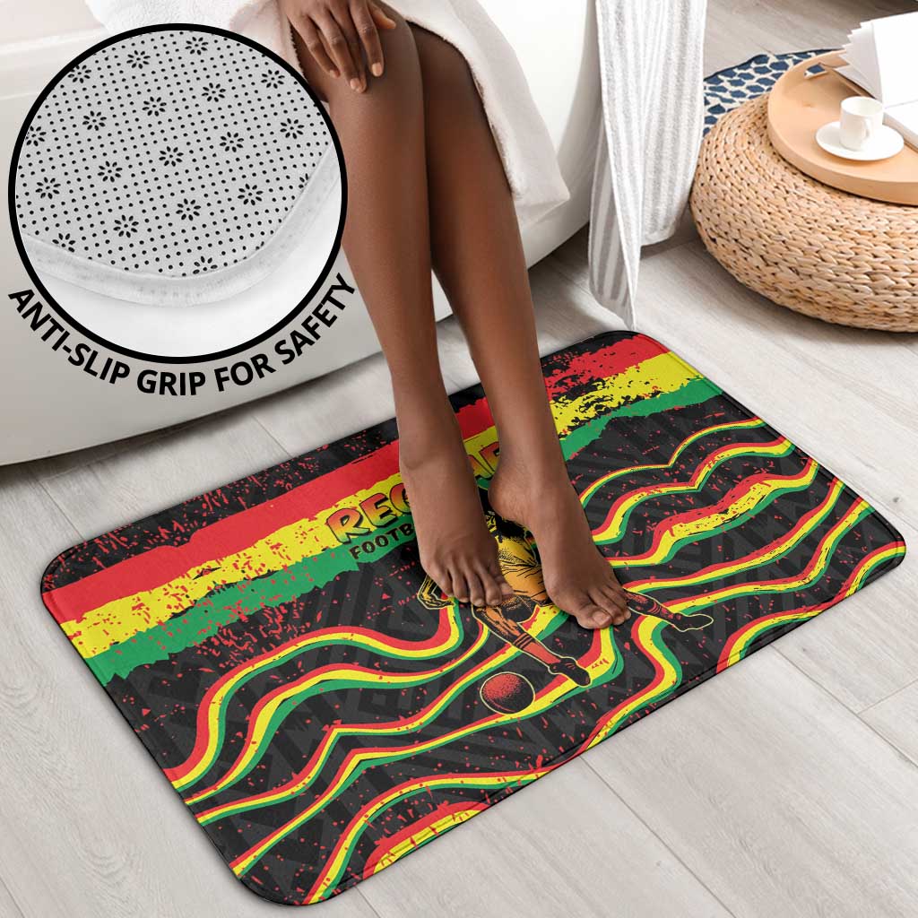 Reggae Legend Bob Football Bathroom Set Grunge Style