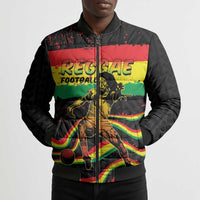 Personalized Reggae Legend Bob Football Bomber Puffer Jacket Grunge Style