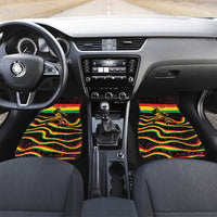 Personalized Reggae Legend Bob Football Car Mats Grunge Style