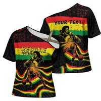 Personalized Reggae Legend Bob Football Cross Shoulder Shirt Grunge Style