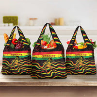 Reggae Legend Bob Football Grocery Bag Grunge Style
