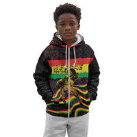 Personalized Reggae Legend Bob Football Kid Hoodie Grunge Style