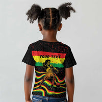 Personalized Reggae Legend Bob Football Kid T shirt Grunge Style