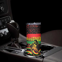 Personalized Reggae Legend Bob Football Skinny Tumbler Grunge Style