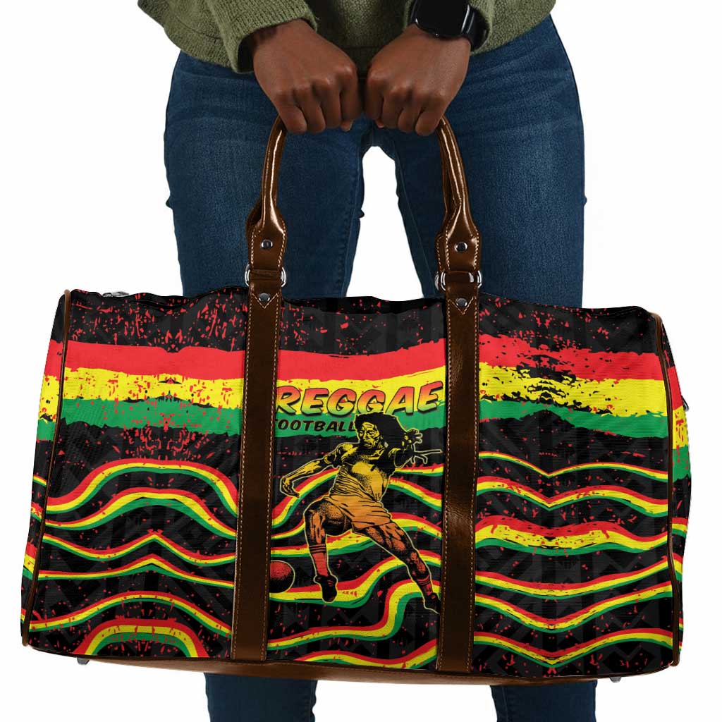 Reggae Legend Bob Football Travel Bag Grunge Style