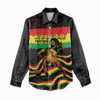 Personalized Reggae Legend Bob Football Women Casual Shirt Grunge Style