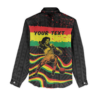 Personalized Reggae Legend Bob Football Women Casual Shirt Grunge Style