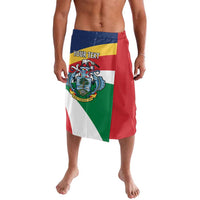 Personalized Seychelles Independence Day Lavalava Coat Of Arms Black Parrot