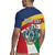 Personalized Seychelles Independence Day Rugby Jersey Coat Of Arms Black Parrot
