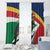 Personalized Seychelles Independence Day Window Curtain Coat Of Arms Black Parrot