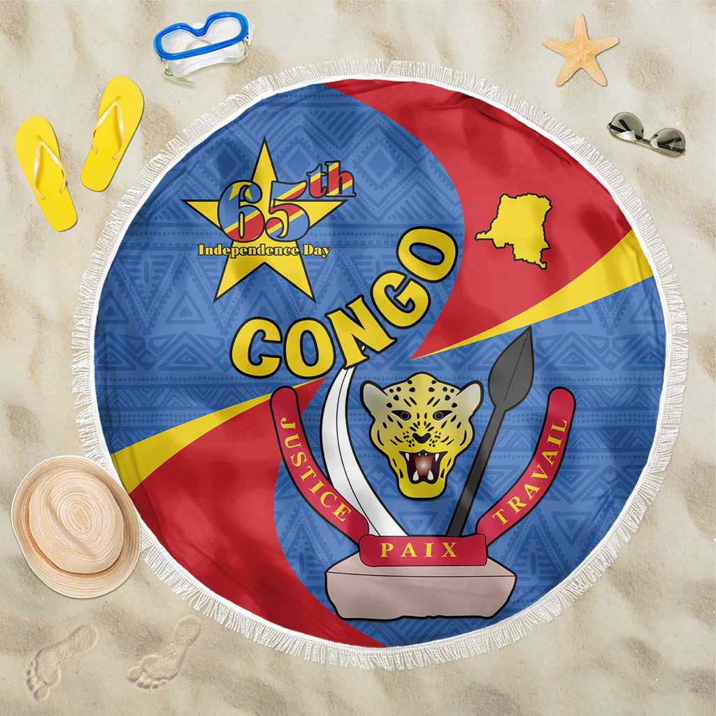 Congo-Kinshasa Beach Blanket 65th Anniversary Of Independence