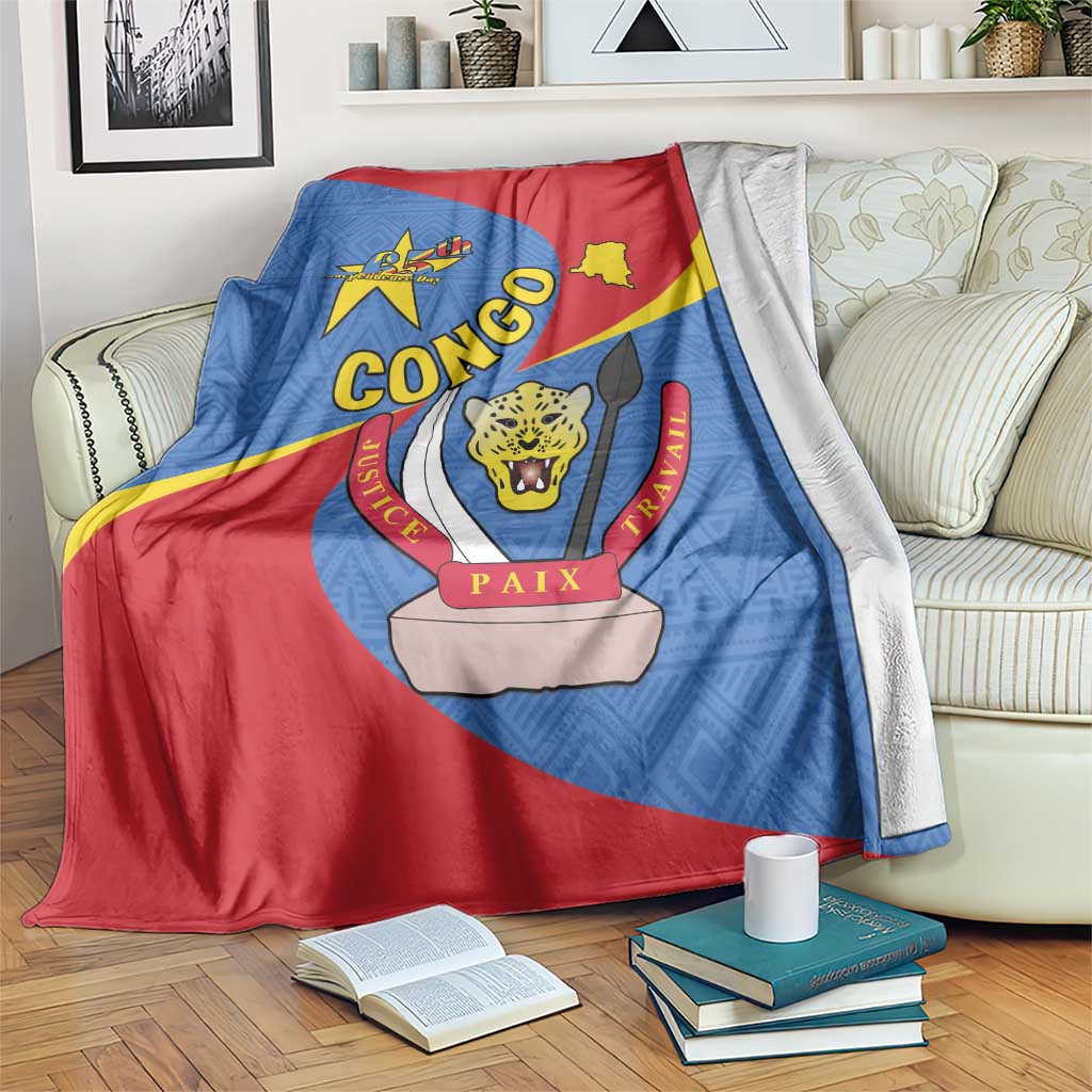 Congo-Kinshasa Blanket 65th Anniversary Of Independence