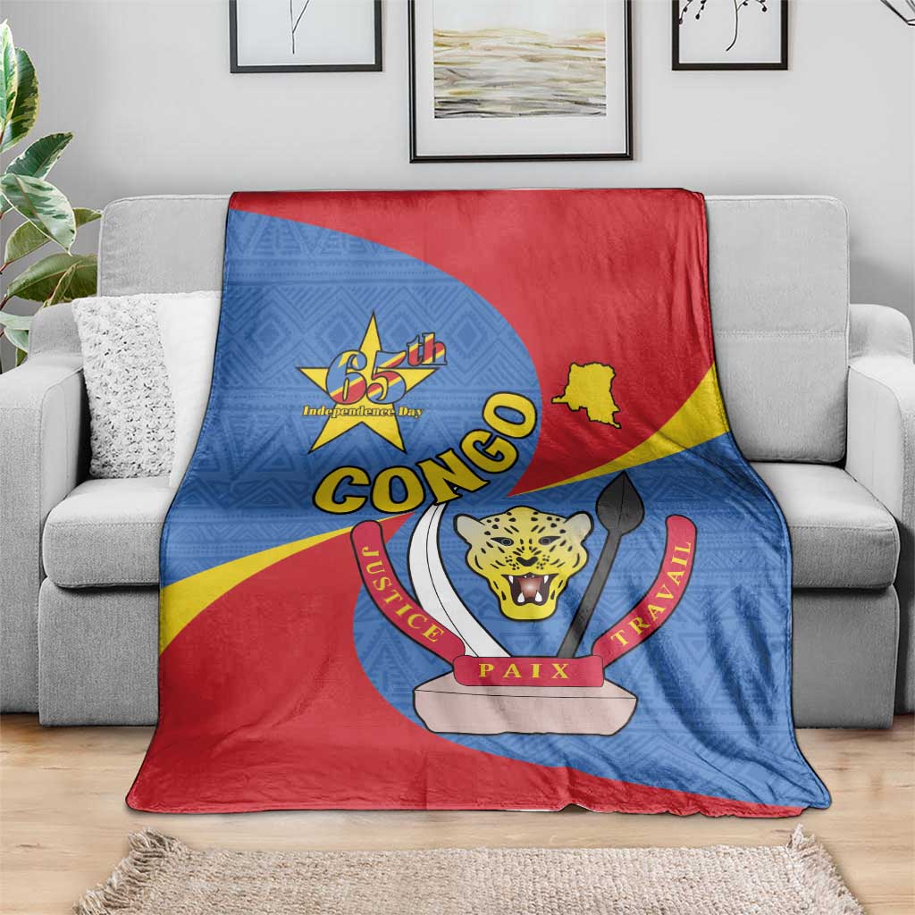 Congo-Kinshasa Blanket 65th Anniversary Of Independence