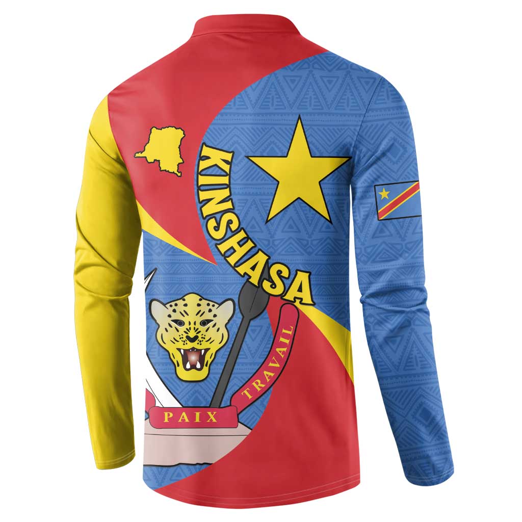 Congo-Kinshasa Button Sweatshirt 65th Anniversary Of Independence