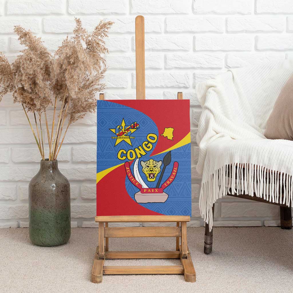 Congo-Kinshasa Canvas Wall Art 65th Anniversary Of Independence