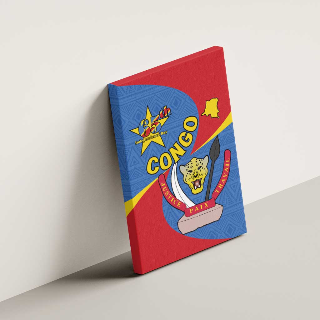 Congo-Kinshasa Canvas Wall Art 65th Anniversary Of Independence