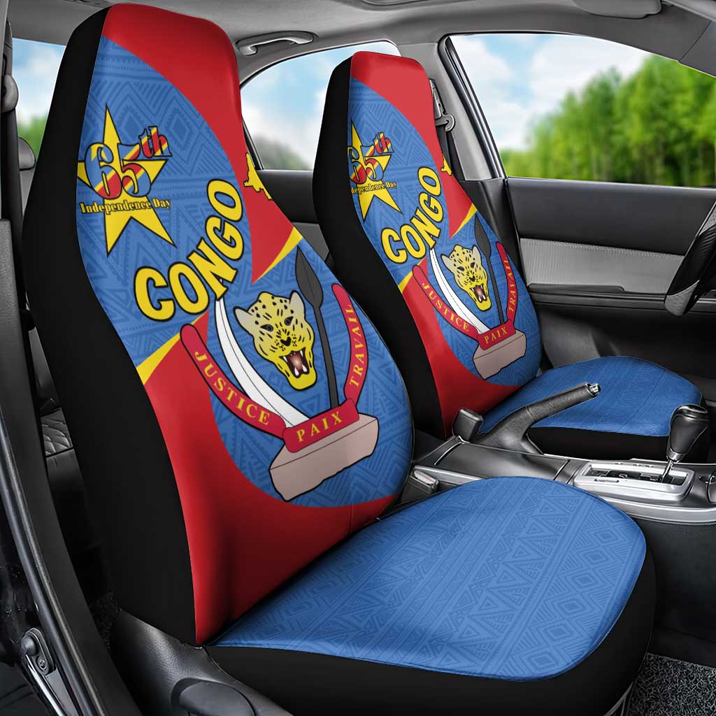 Congo-Kinshasa Car Seat Cover 65th Anniversary Of Independence