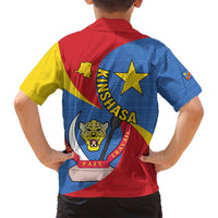 Congo-Kinshasa Family Matching Puletasi and Hawaiian Shirt 65th Anniversary Of Independence