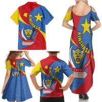 Congo-Kinshasa Family Matching Summer Maxi Dress and Hawaiian Shirt 65th Anniversary Of Independence