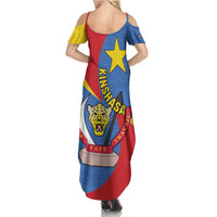 Congo-Kinshasa Family Matching Summer Maxi Dress and Hawaiian Shirt 65th Anniversary Of Independence