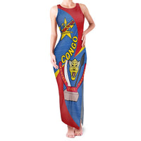 Congo-Kinshasa Family Matching Tank Maxi Dress and Hawaiian Shirt 65th Anniversary Of Independence