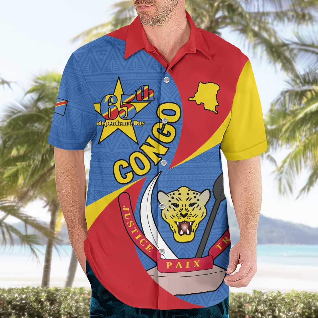 Congo-Kinshasa Hawaiian Shirt 65th Anniversary Of Independence