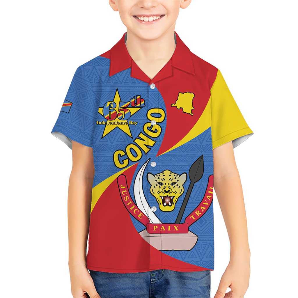Congo-Kinshasa Hawaiian Shirt 65th Anniversary Of Independence