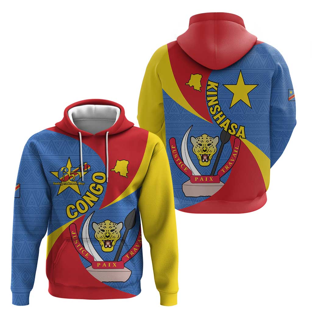 Congo-Kinshasa Hoodie 65th Anniversary Of Independence