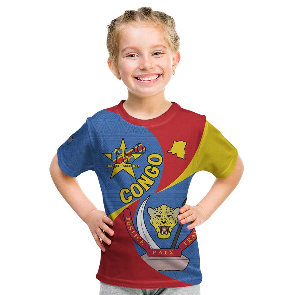 Congo-Kinshasa Kid T Shirt 65th Anniversary Of Independence