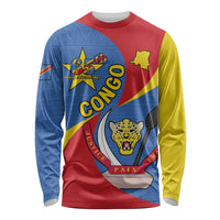 Congo-Kinshasa Long Sleeve Shirt 65th Anniversary Of Independence