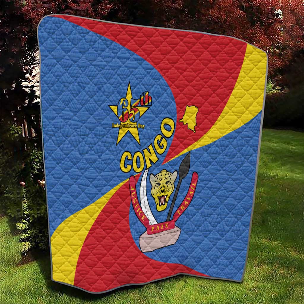 Congo-Kinshasa Quilt 65th Anniversary Of Independence