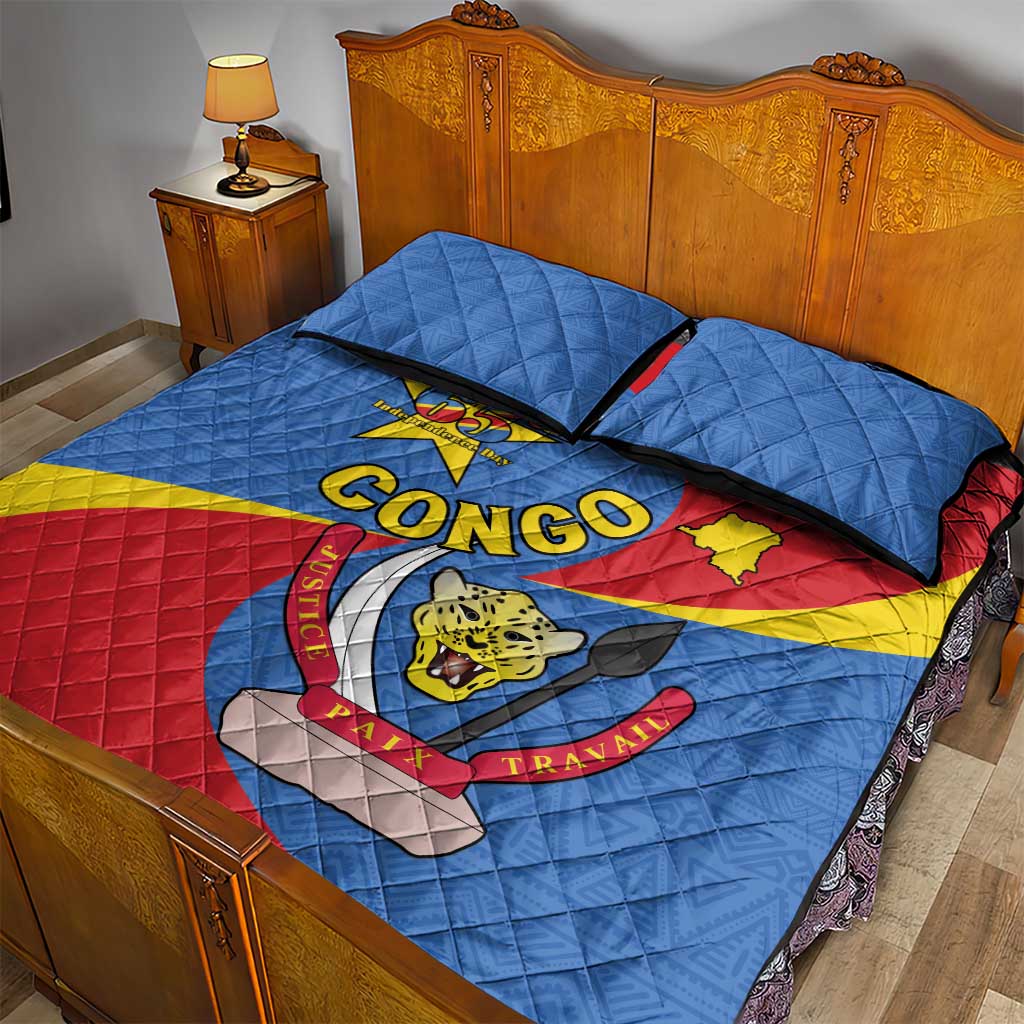 Congo-Kinshasa Quilt Bed Set 65th Anniversary Of Independence