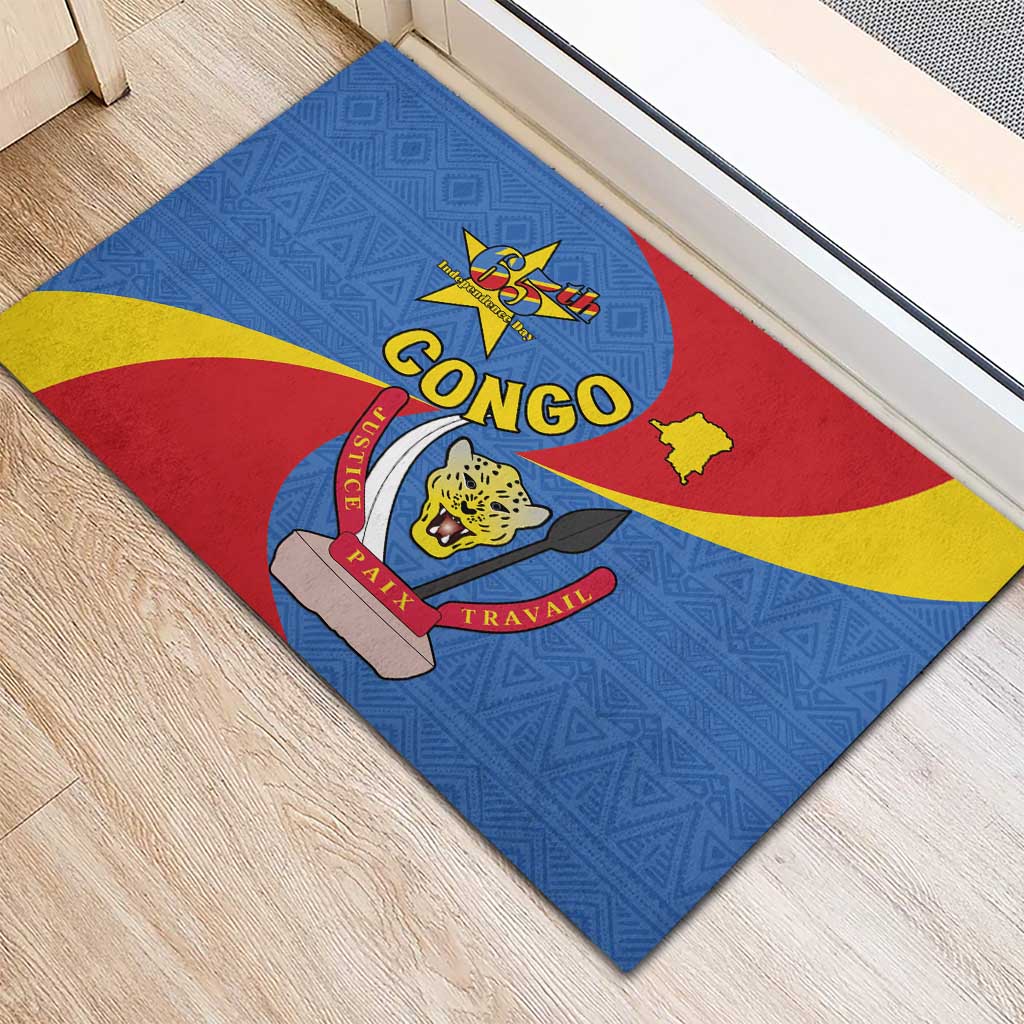 Congo-Kinshasa Rubber Doormat 65th Anniversary Of Independence