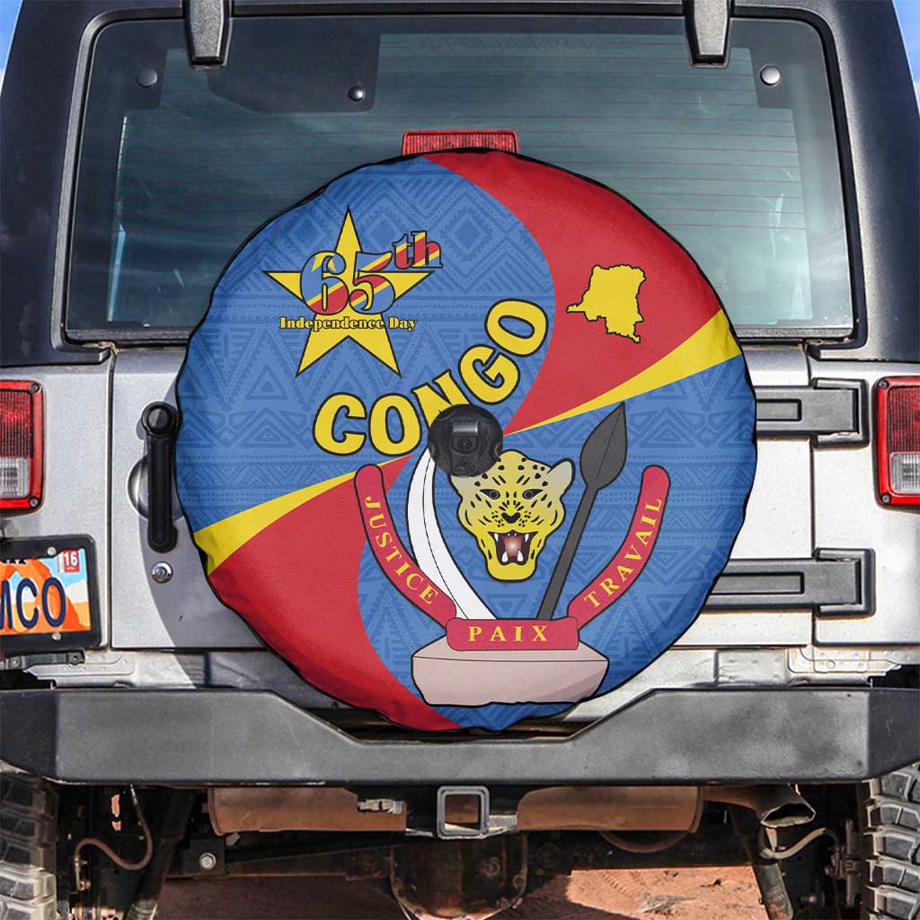 Congo-Kinshasa Spare Tire Cover 65th Anniversary Of Independence