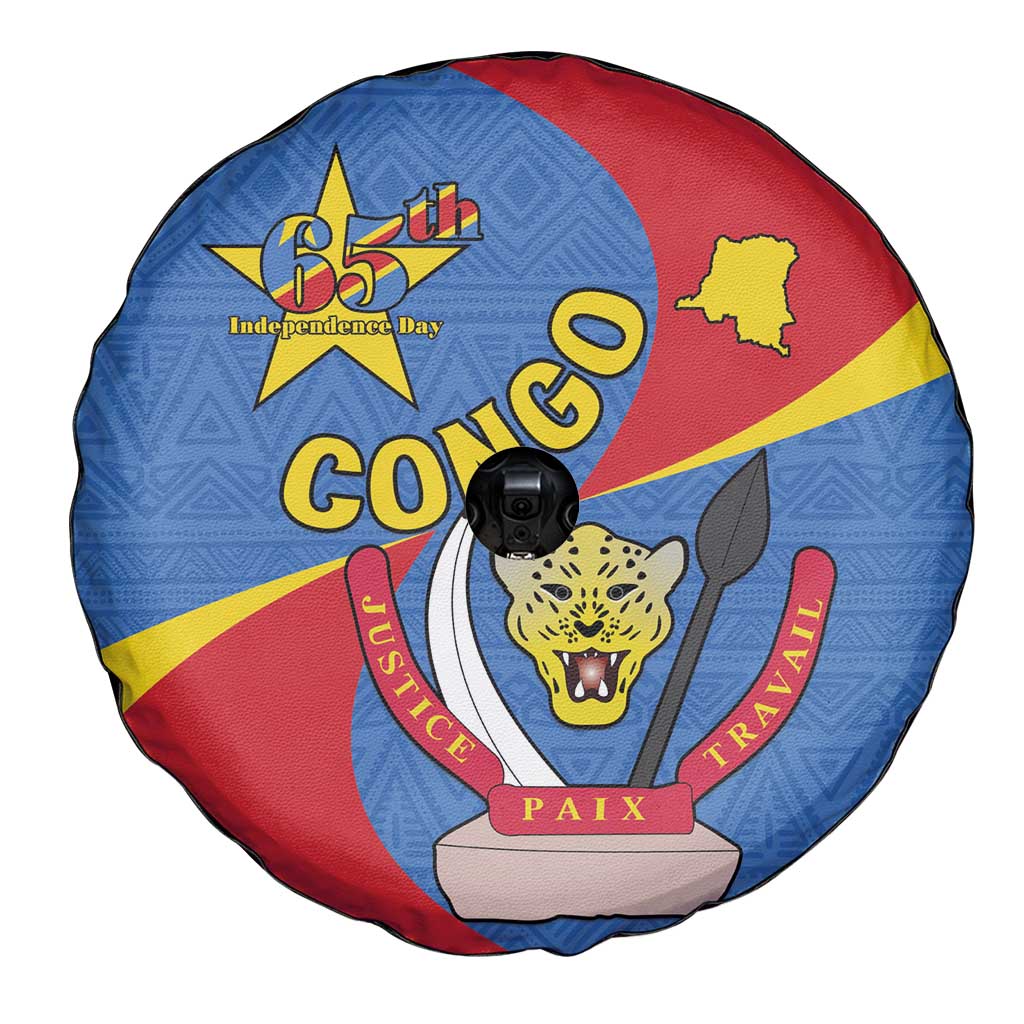 Congo-Kinshasa Spare Tire Cover 65th Anniversary Of Independence