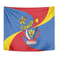 Congo-Kinshasa Tapestry 65th Anniversary Of Independence