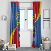 Congo-Kinshasa Window Curtain 65th Anniversary Of Independence