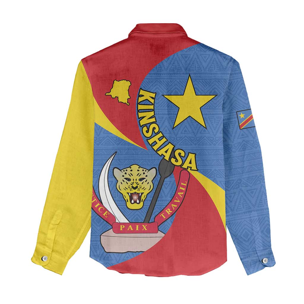 Congo-Kinshasa Women Casual Shirt 65th Anniversary Of Independence