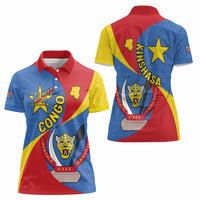 Congo-Kinshasa Women Polo Shirt 65th Anniversary Of Independence