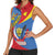 Congo-Kinshasa Women Sleeveless Polo Shirt 65th Anniversary Of Independence